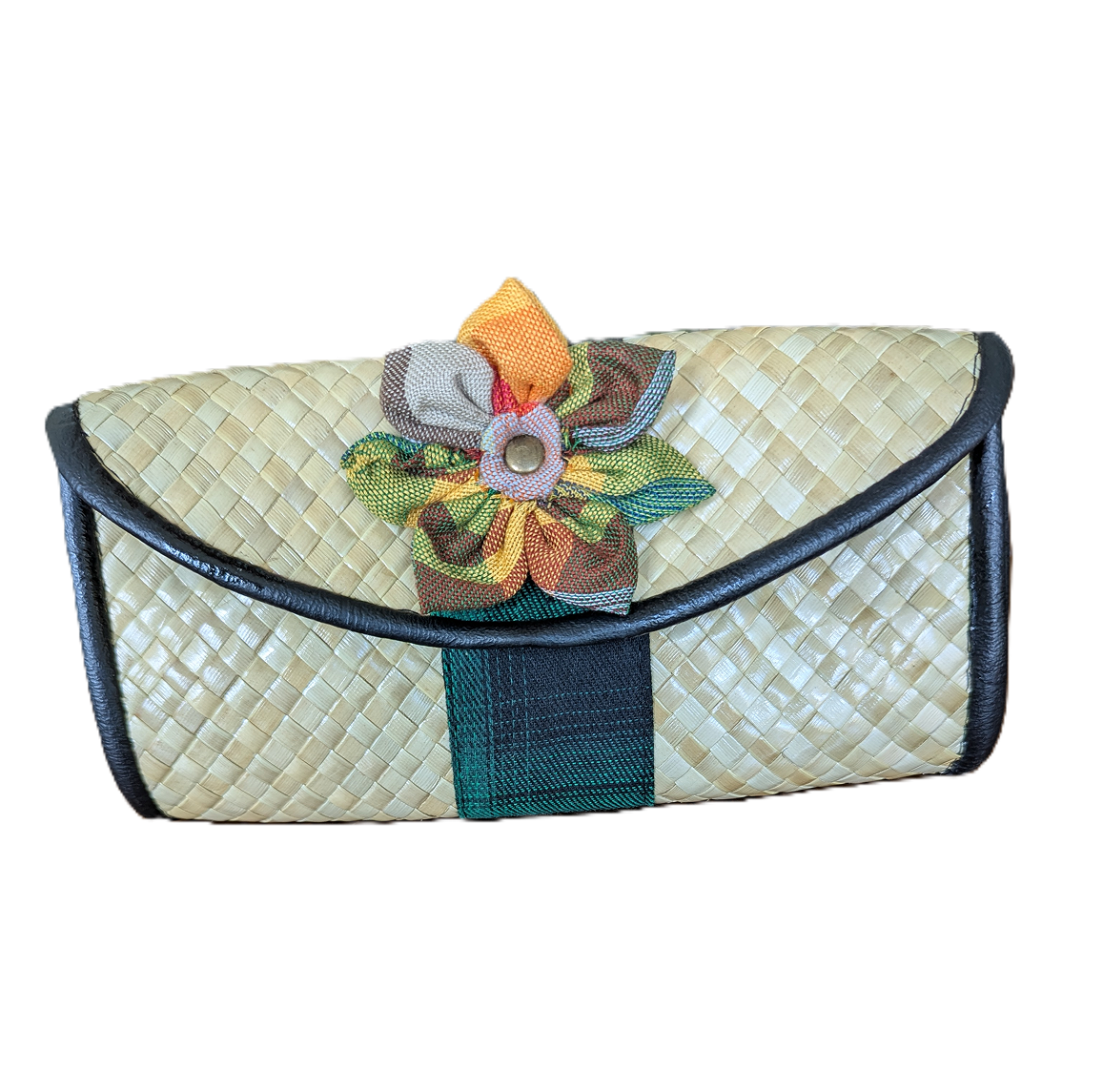 Handwoven clutch-B